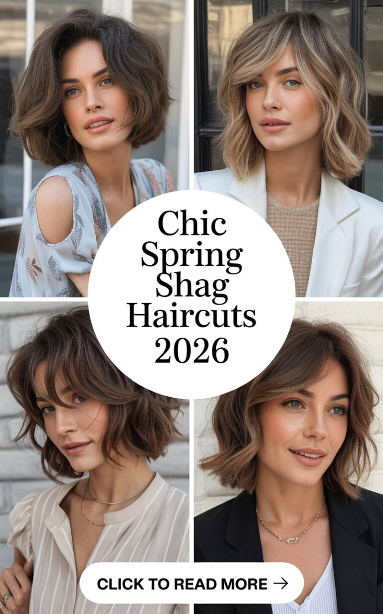Chic Spring Shag Haircuts 2026: Modern Soft & Edgy Looks for Every Length